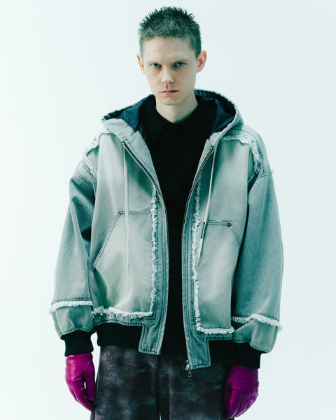 CUT UP HOODE JACKET
