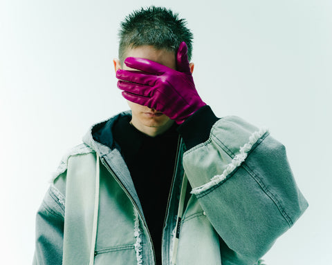 CUT UP HOODE JACKET
