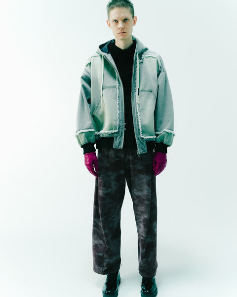 CUT UP HOODE JACKET