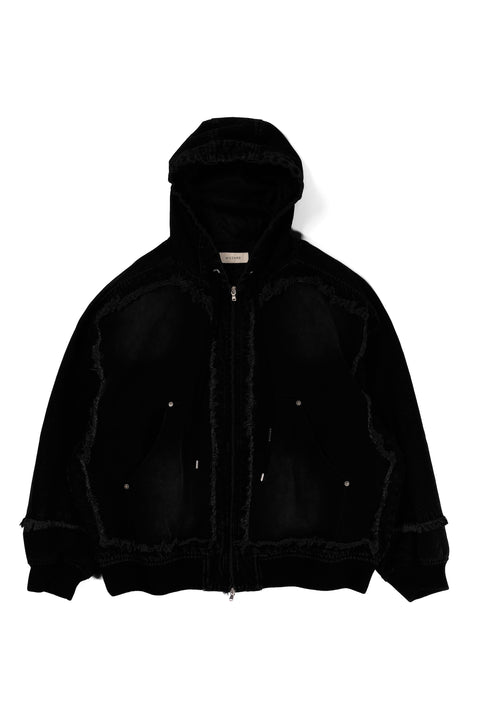 CUT UP HOODE JACKET