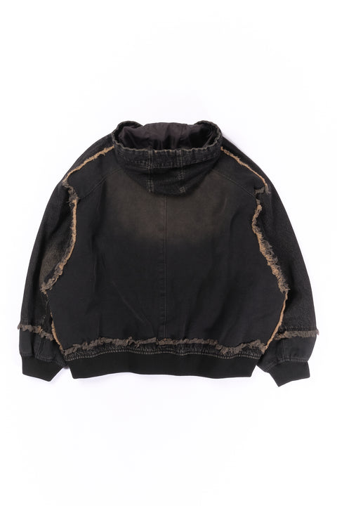CUT UP HOODE JACKET