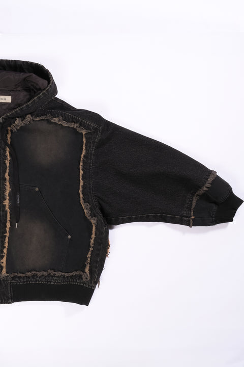 CUT UP HOODE JACKET