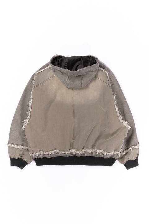 CUT UP HOODE JACKET