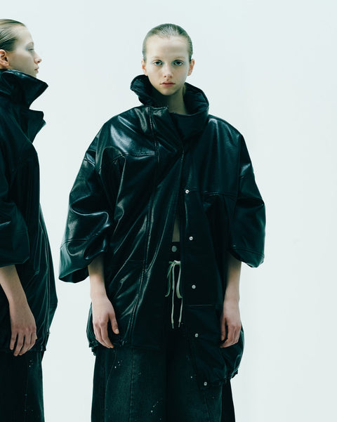 LEATHER MONSTER COAT