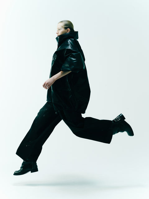 LEATHER MONSTER COAT