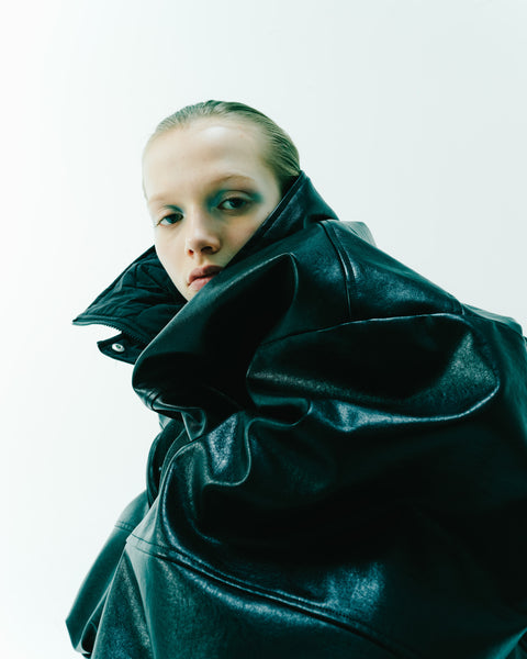 LEATHER MONSTER COAT