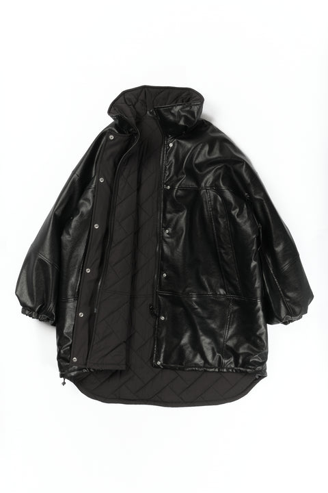 LEATHER MONSTER COAT