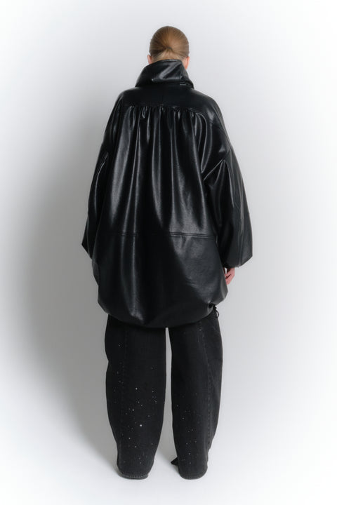 LEATHER MONSTER COAT