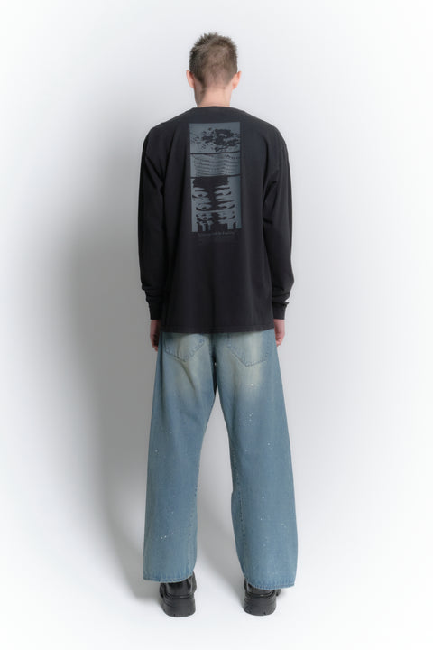 GRAPHIC LONG SLEEVE T-SHIRT "UNFORGETTABLE FEELING"