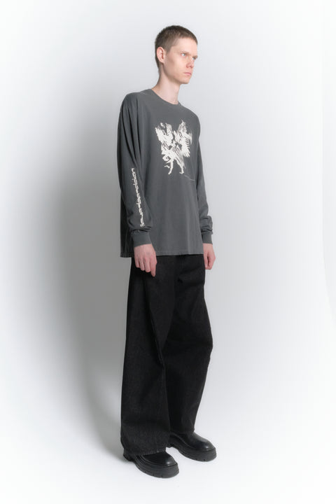 GRAPHIC LONG SLEEVE T-SHIRT"REVERBERATION"