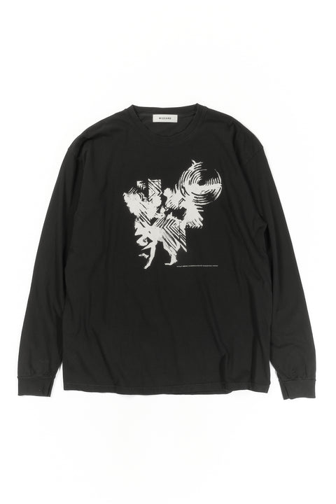 GRAPHIC LONG SLEEVE T-SHIRT"REVERBERATION"