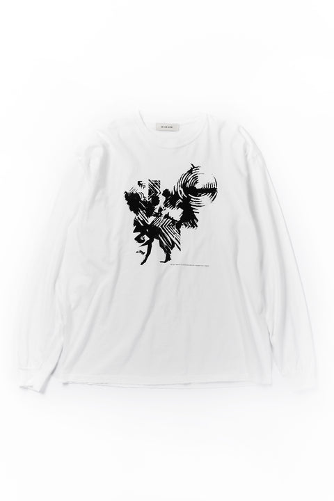 GRAPHIC LONG SLEEVE T-SHIRT"REVERBERATION"