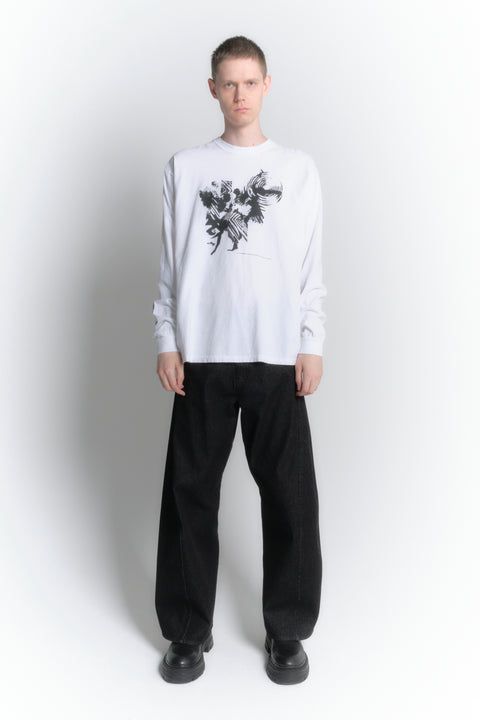 GRAPHIC LONG SLEEVE T-SHIRT"REVERBERATION"