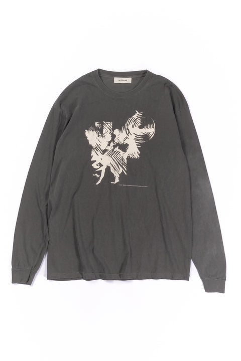 GRAPHIC LONG SLEEVE T-SHIRT"REVERBERATION"