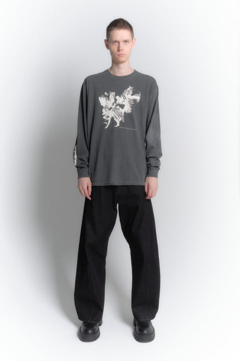GRAPHIC LONG SLEEVE T-SHIRT"REVERBERATION"