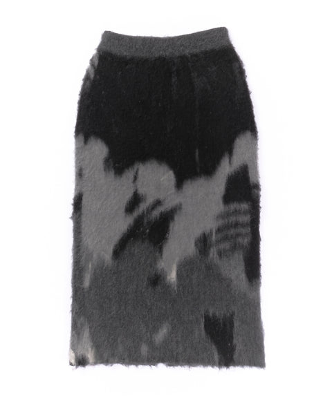 BRUSHED JACQUARD SKIRT