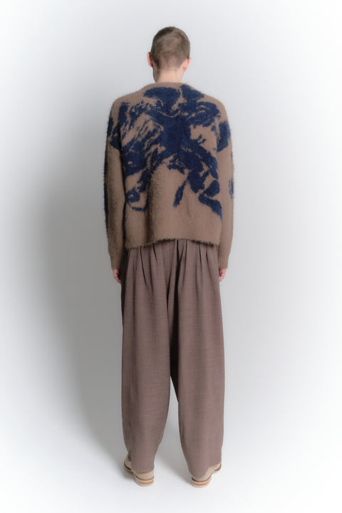 JACQUARD CARDIGAN "SHOKKAKUTEKI SONZAI"