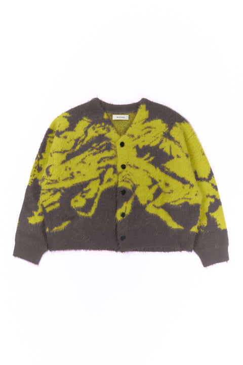 JACQUARD CARDIGAN "SHOKKAKUTEKI SONZAI"