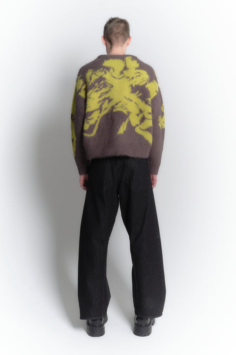 JACQUARD CARDIGAN "SHOKKAKUTEKI SONZAI"
