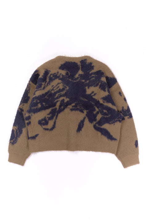 JACQUARD CARDIGAN "SHOKKAKUTEKI SONZAI"