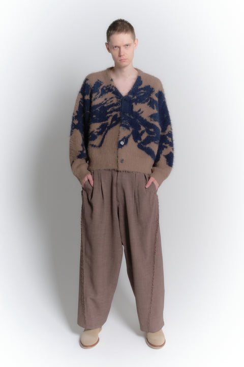 JACQUARD CARDIGAN "SHOKKAKUTEKI SONZAI"