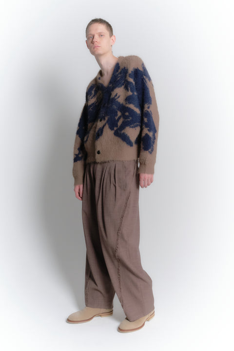 JACQUARD CARDIGAN "SHOKKAKUTEKI SONZAI"