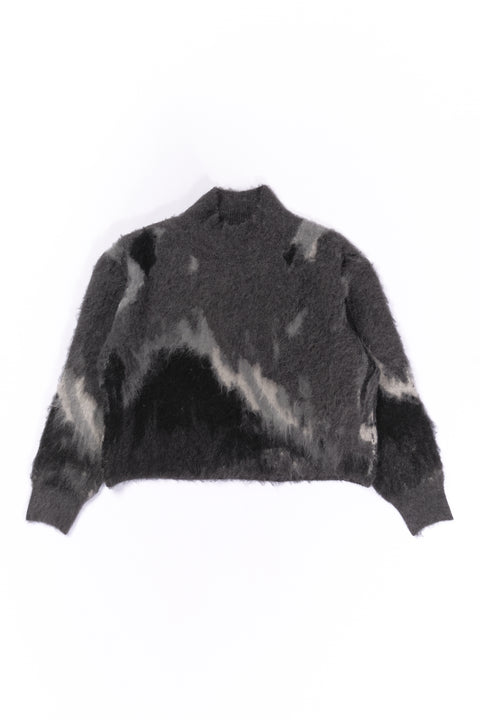 BRUSHED JACQUARD KNIT