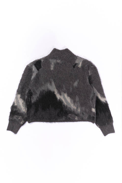 BRUSHED JACQUARD KNIT