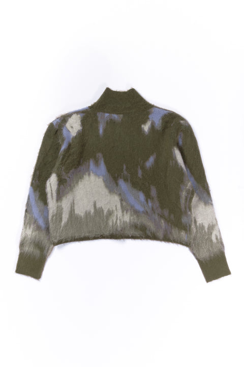 BRUSHED JACQUARD KNIT