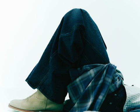 AGING BAGGY DENIM PANTS