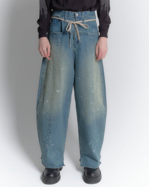 AGING BAGGY DENIM PANTS