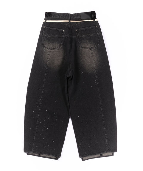 AGING BAGGY DENIM PANTS
