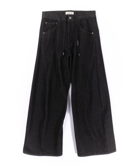 TWISTED DENIM PANTS