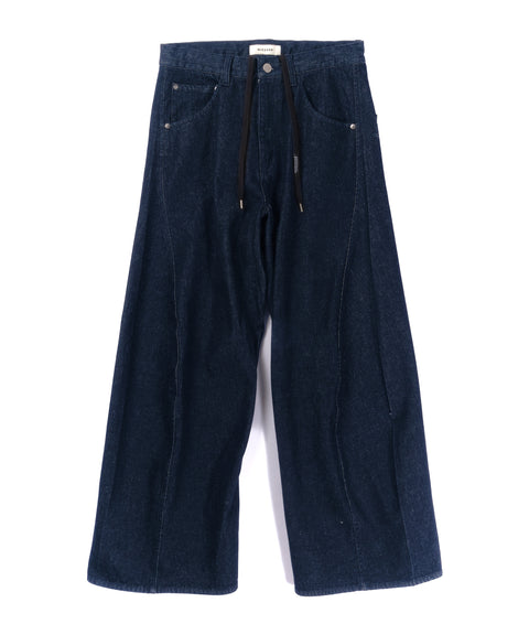 TWISTED DENIM PANTS