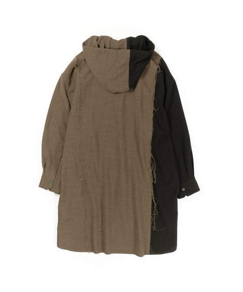 LONG HOODED SHIRT