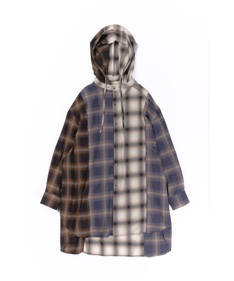 LONG HOODED SHIRT