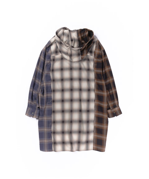 LONG HOODED SHIRT