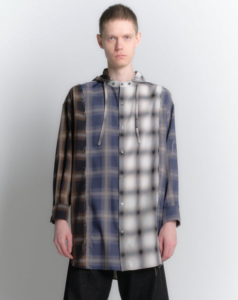 LONG HOODED SHIRT