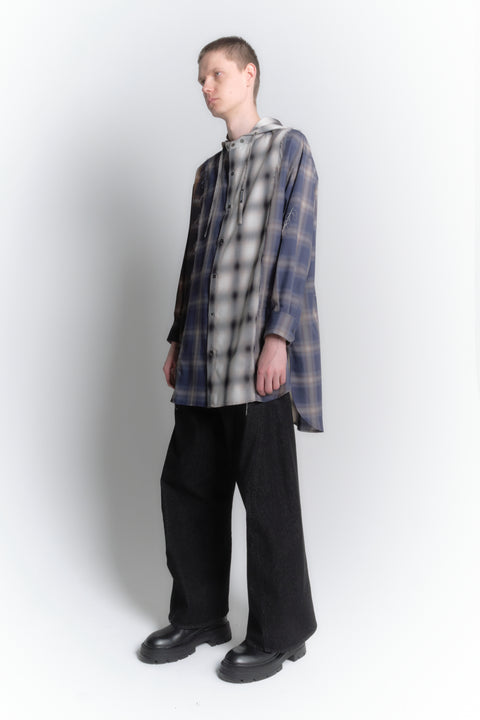 LONG HOODED SHIRT