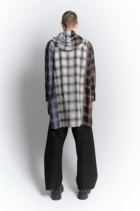 LONG HOODED SHIRT