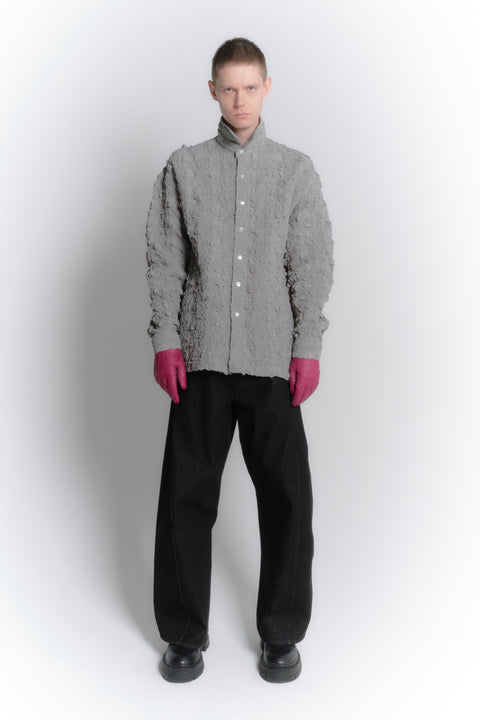 EMB FABRIC SHIRT