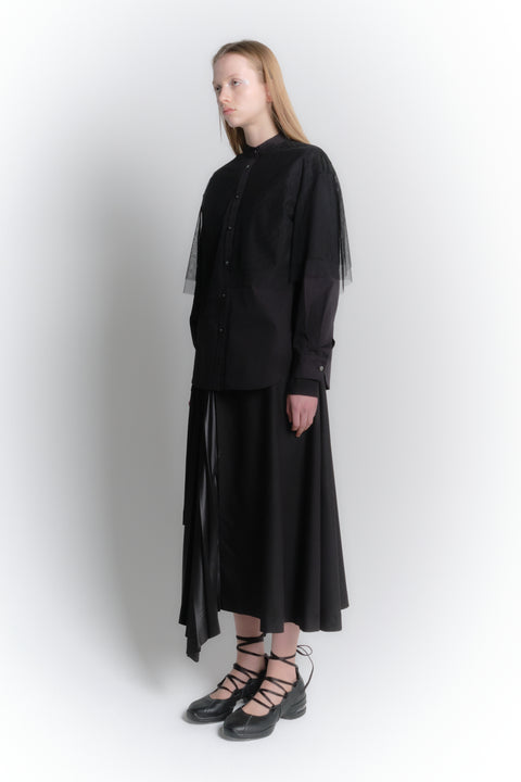 ASYMMETRY LAYERED SHIRT