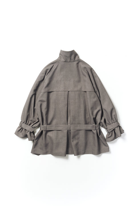BLOUSING TRENCH COAT