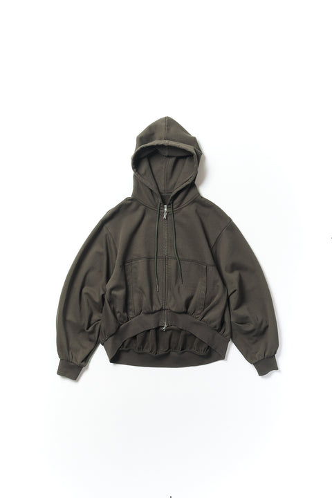 SHORT ZIP HOODIE