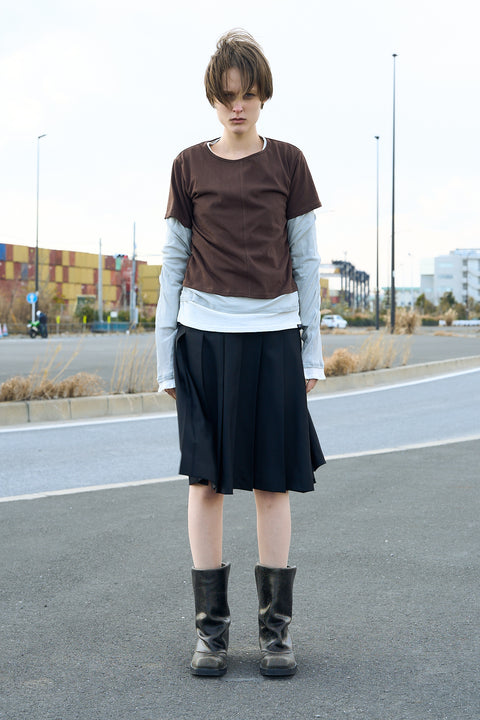 SIDE GATHER LAYERED CUTSEW