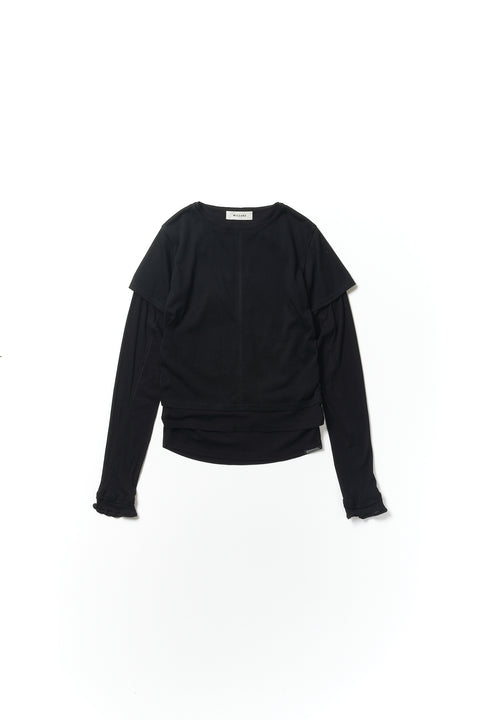 SIDE GATHER LAYERED CUTSEW