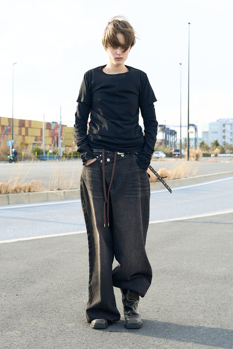 SIDE GATHER LAYERED CUTSEW