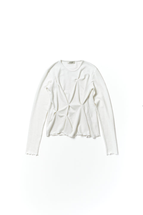 STRUCTURED PIN-TUCK TOP