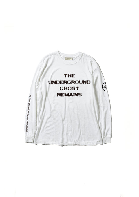 GRAPHIC LONG SLEEVET-SHIRT"GHOST"