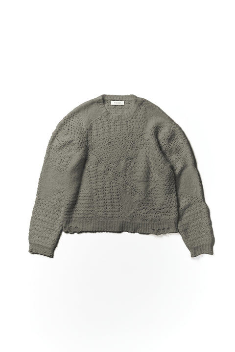 RANDOM PATTERN HAND KNIT